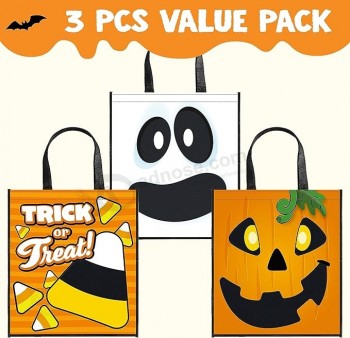 3 STÜCKE Halloween große Tragetasche durchsichtige Taschen 22,5