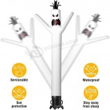 6FT de haut fantôme tube gonflable homme (9 '' de diamètre) Wacky Wavy Dancing Guy pour la décoration extérieure publicité promotion d’entreprise - Thème Halloween
