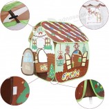 Tente de jeu pour enfants pour l’intérieur extérieur Playhouse Garçons Filles Enfant Maison en pain d’épice