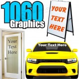Letras de Vinil Personalizadas - Qualquer Tamanho, Qualquer Cor - Decalques de Carro, Adesivos de Janela e Mais