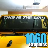 Custom Windshield Lettering (Any Size, Any Color) Car Decals, Window Stickers (Personalized Text) Vinyl Letters & Numbers