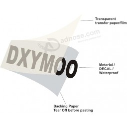 Autocollants de voiture Auto Front pare-brise fenêtre Autocollant Bumpers pour japonais JDM SH Speedhunters Décalcomanie Ruban 1000x120mm (Blanc)