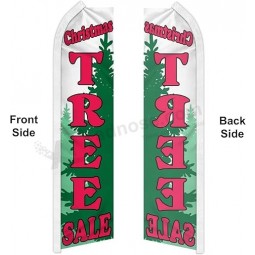 Weihnachtsbaum Sale - 2er-Pack Swooper Feather Flaggen-Sets - Enthält 2 Swooper Feather Flaggen (abgebildet), 2 Fahnenmasten und 2 Erdspieße
