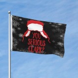 You Serious Clark Flag Merry Christmas Flags Unique Flag Christmas Garden Flag Wall Art For Porch 3x5 Ft, You Serious Clark Tapestry