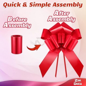 Arcos de presente de alta qualidade personalizados por atacado, Arco gigante para carro, Arco de aniversário, Arco de carro enorme, Arcos de carro, Grande arco vermelho, Arcos para