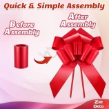Groothandel op maat gemaakte hoge kwaliteit Gift Bows, Giant Bow voor auto, Birthday Bow, Huge Car Bow, Auto Bows, Big Red Bow, Bows voor geschenken, Kerst Bows