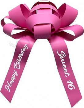 Commercio all'ingrosso personalizzato di alta qualità CarBowz Big Car Bow, Sweet 16 Happy Birthday, Giant 30 